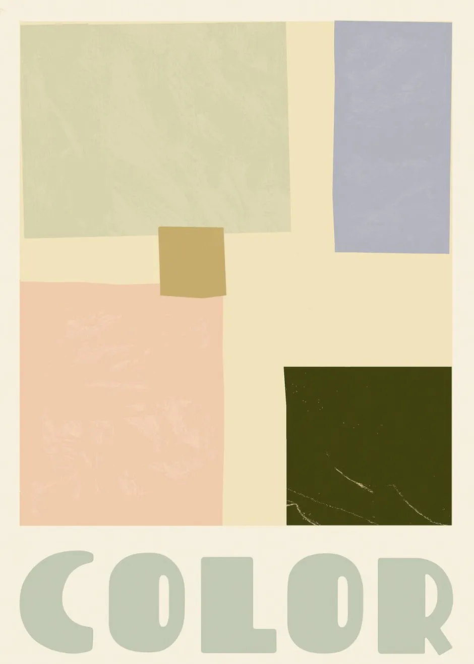Plakater & Rammer<Poster & Frame Cheer up Color Gr&oslash;n & lyser&oslash;d