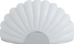 Trådløse Lamper<Nordal CHIA lamp w. chrome finish - white