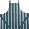 Tekstiler Til Køkkenet<Magasin du Nord Collection Children Apron 52x64 cm Birk - Stripe dark green