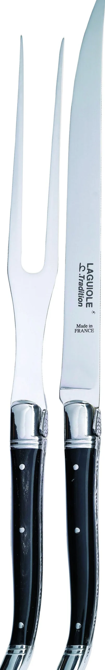 Køkkenknive & Sakse<Laguiole Tradition CHL Forskærersæt Sort Horn/ST-2