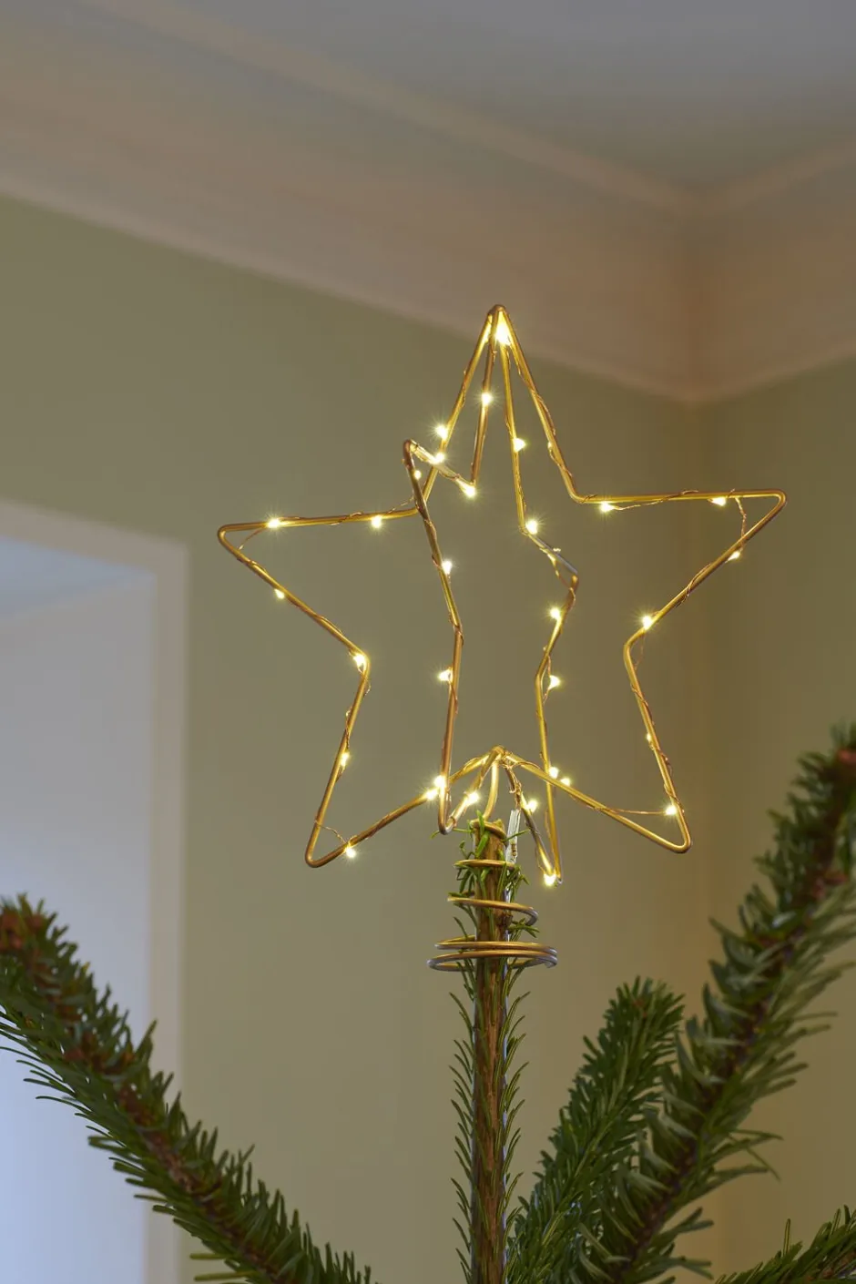 Elektriske Julelys<Sirius Christina Juletræstop