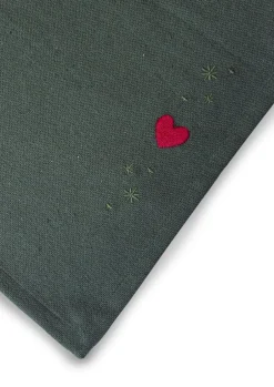 Tekstiler Til Køkkenet<Juna Christmas Fable Dækkeserviet Hjerter 49x32 cm grøn