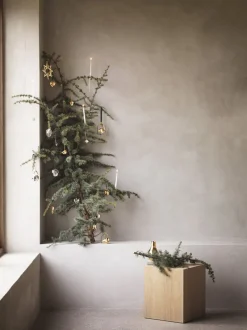Juletræspynt<Georg Jensen CHRISTMAS MOBILE MISTLETOE 18 KT GOLD PLATED