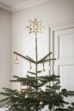 Juletræspynt<Georg Jensen CHRISTMAS MOBILE MISTLETOE 18 KT GOLD PLATED