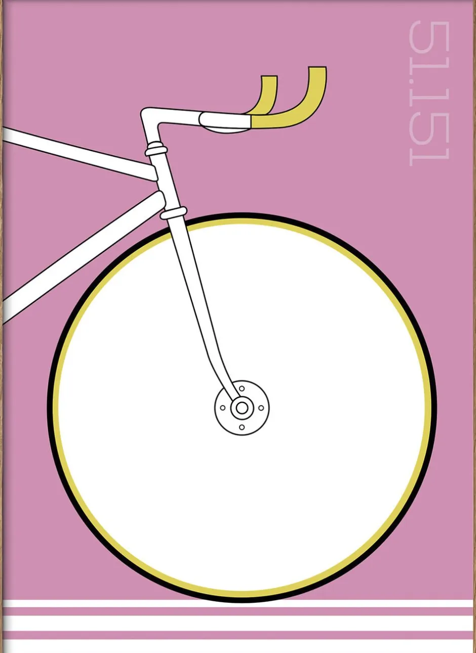 Plakater & Rammer<Poster & Frame Cikkel Copenhagen - Un Ora Pink Flerfarvet