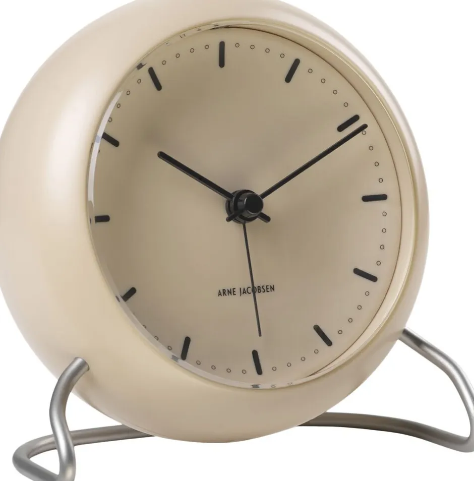 Ure & Vejrstationer<Arne Jacobsen Clocks City Hall Bordur Ø11 cm sandy beige
