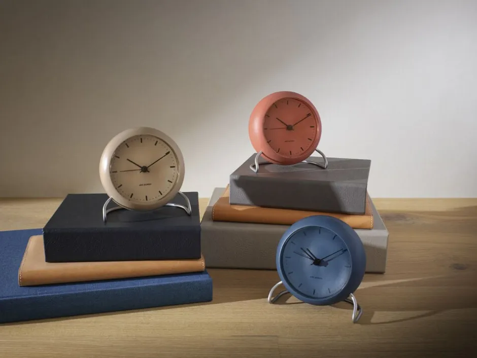 Ure & Vejrstationer<Arne Jacobsen Clocks City Hall Bordur Ø11 cm sandy beige