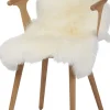 Skind<NATURES Collection 90cm-up New Zealand Sheepskin, Long Wool Ivory 95x60
