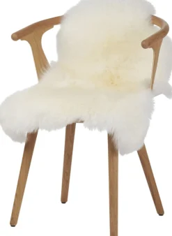 Skind<NATURES Collection 90cm-up New Zealand Sheepskin, Long Wool Ivory 95x60