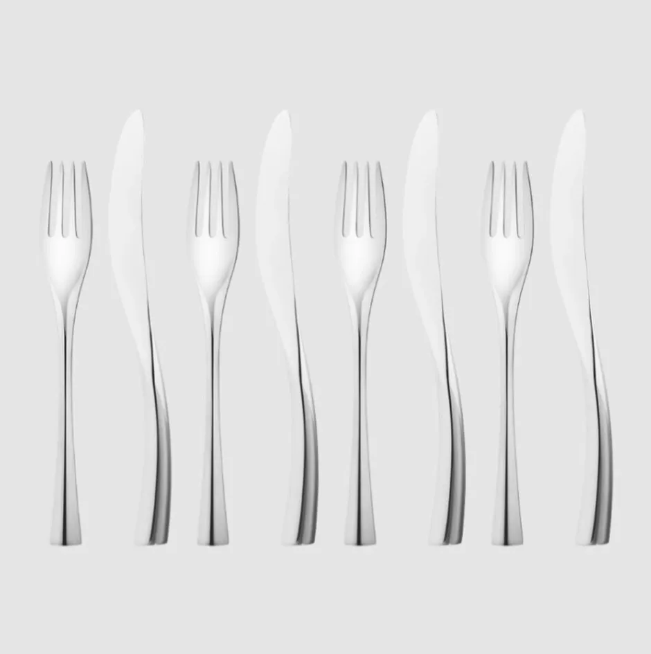 Bestik<Georg Jensen COBRA Frokostbestik, gaveæske, 8 dele