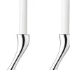 Lys & Lysestager<Georg Jensen COBRA LYSESTAGE MELLEM, 2 STK