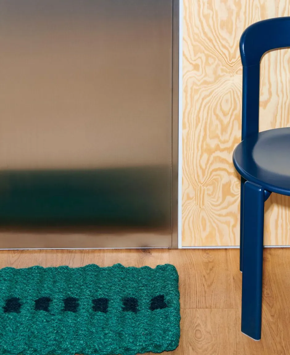 Gulvtæpper<Hay Coco Door Mat-Dot-Dark green and black