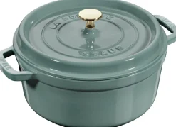 Gryder & Pander<Staub Cocotte 24 cm Eukalyptus Støbejern