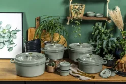 Gryder & Pander<Staub Cocotte 24 cm Eukalyptus Støbejern