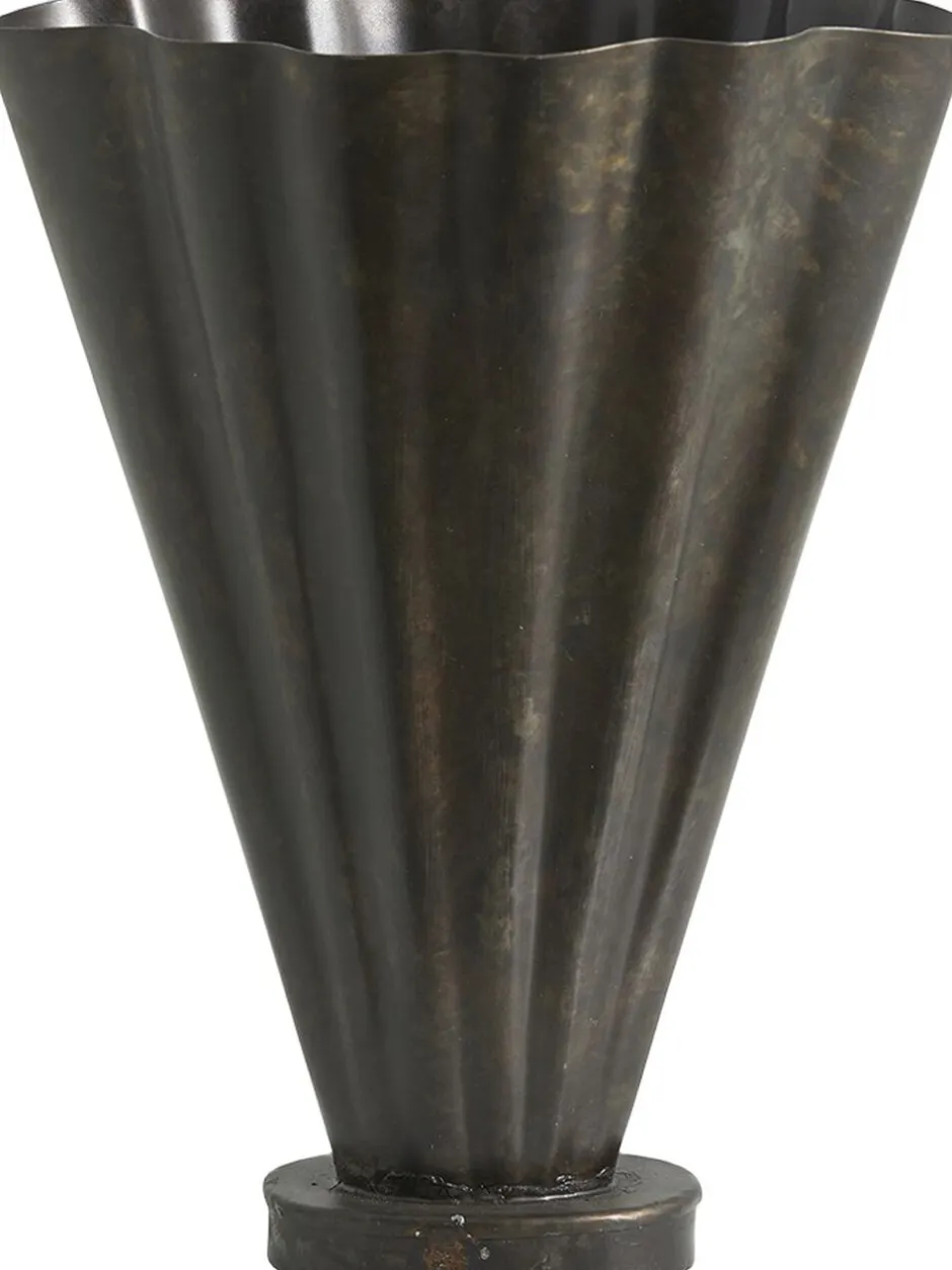 Vaser & Urtepotteskjulere<Nordal COLL vase, antique finish - brown