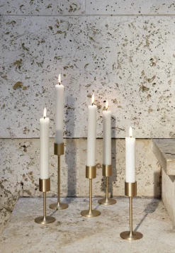 Lys & Lysestager<&Tradition Collect Candleholder SC59, Brass. H18cm.