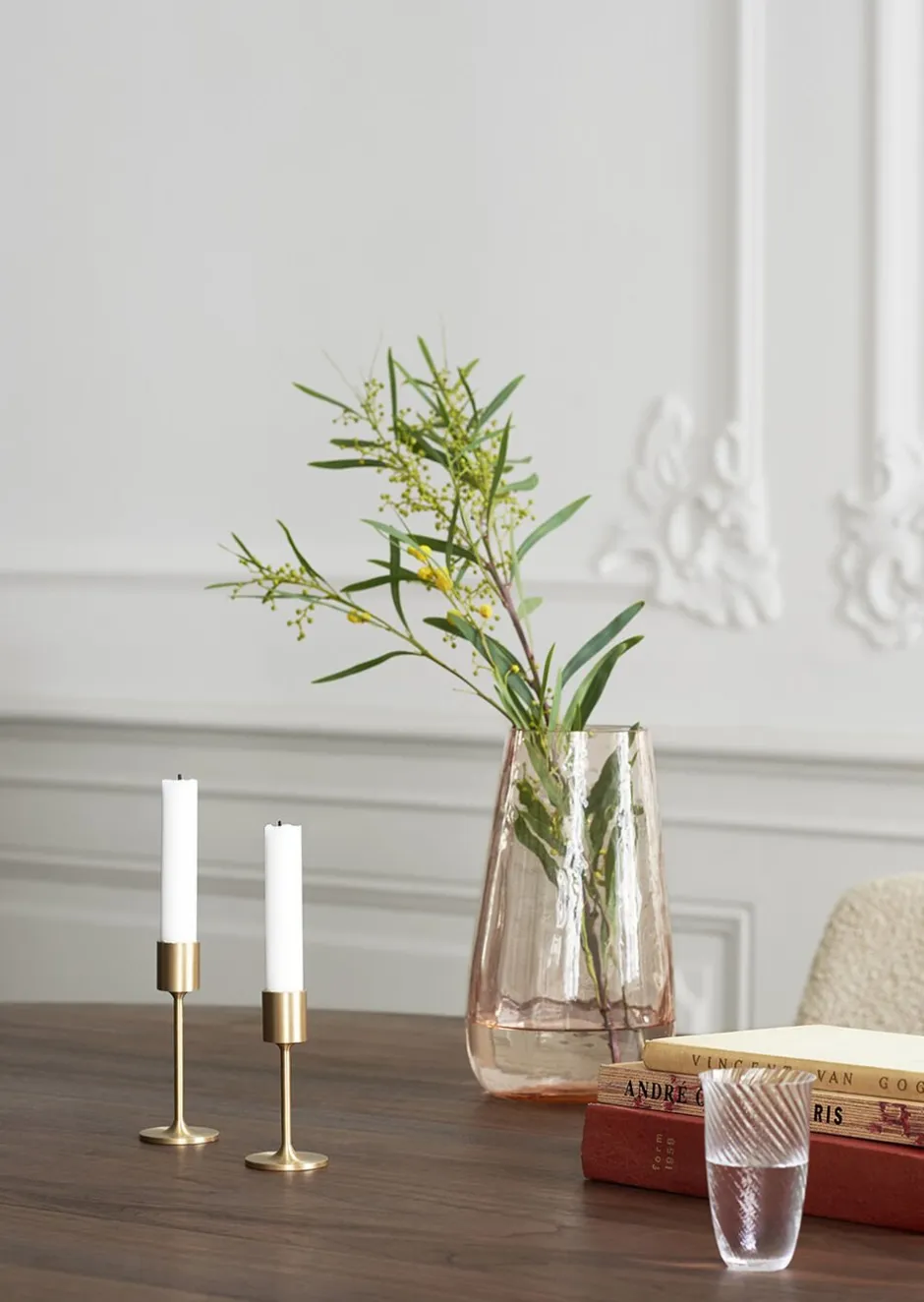 Lys & Lysestager<&Tradition Collect Candleholder SC57, Brass. H11cm.