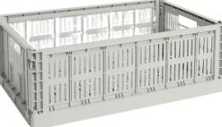 Opbevaring<Hay Color Crate, Large Grey