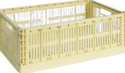 Opbevaring<Hay Color Crate, Large Light yellow