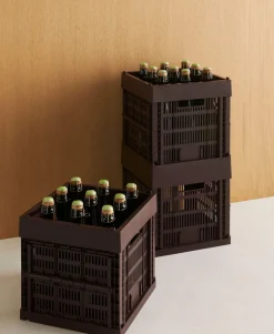 Opbevaring<Hay Colour Crate, Cube Bordeaux