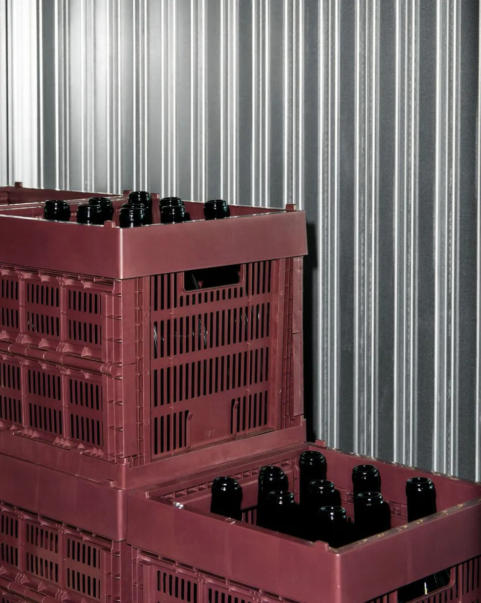 Opbevaring<Hay Colour Crate, Cube Bordeaux