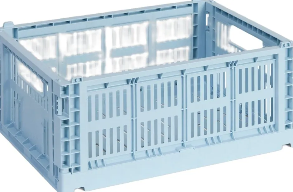 Opbevaring<Hay Colour Crate, Medium Soft blue