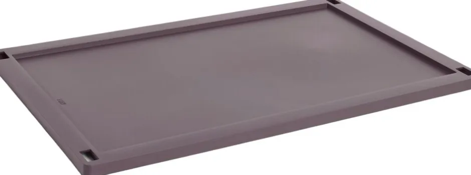 Opbevaring<Hay Colour Crate Plastic Lid, Large Bordeaux
