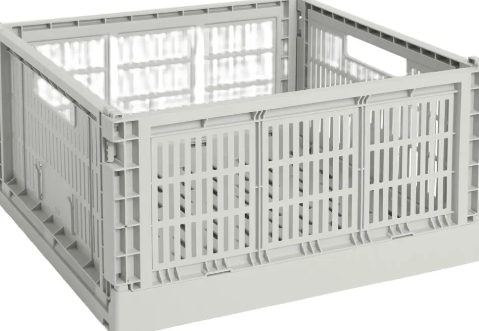 Opbevaring<Hay Colour Crate, Square, Large Grey