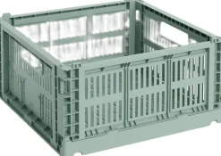 Opbevaring<Hay Colour Crate, Square, Medium Sage green