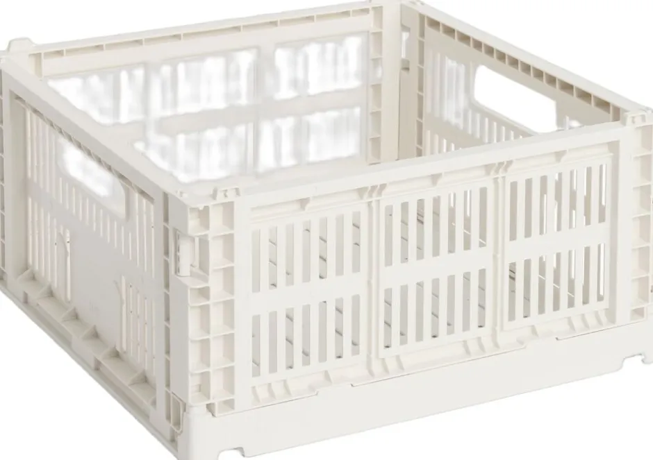 Opbevaring<Hay Colour Crate, Square, Medium Off white