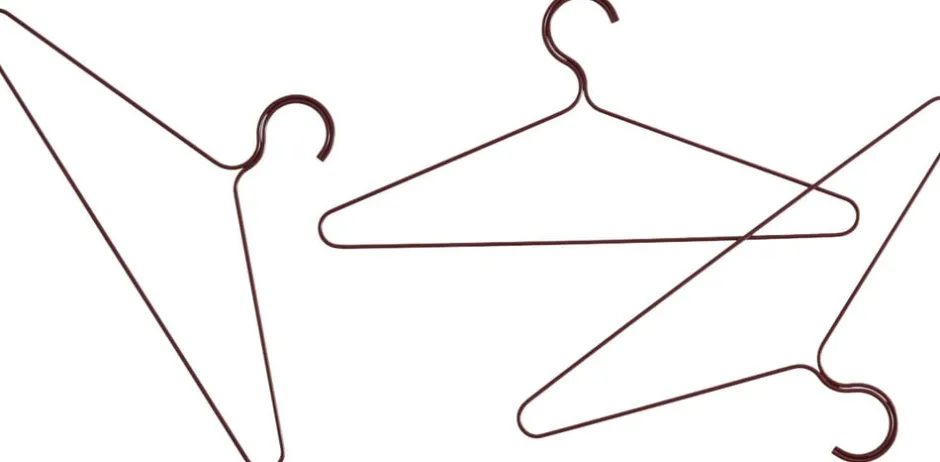 Knager & Knagerækker<Hay Colour Hanger-Set of 3-Maroon red