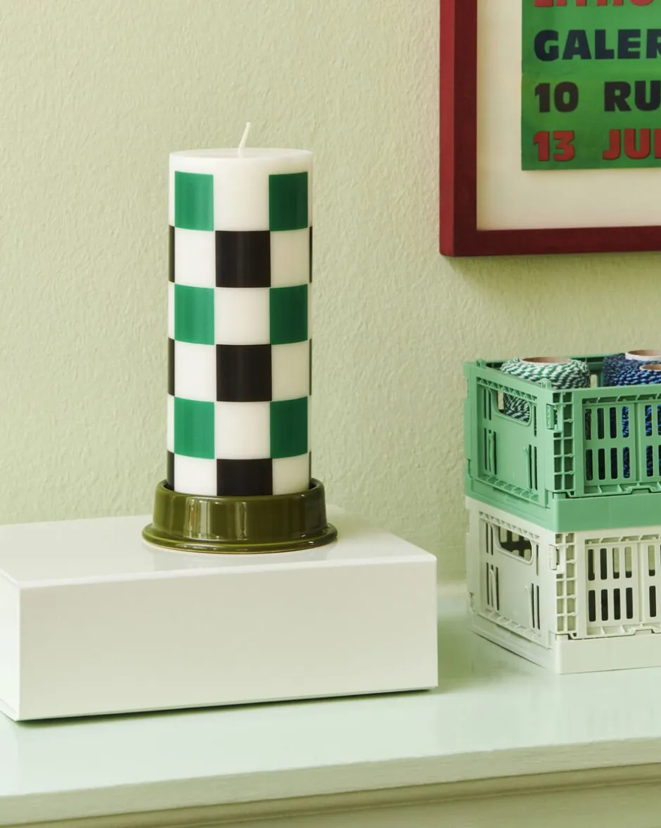 Lys & Lysestager<Hay Column Candleholder-Medium