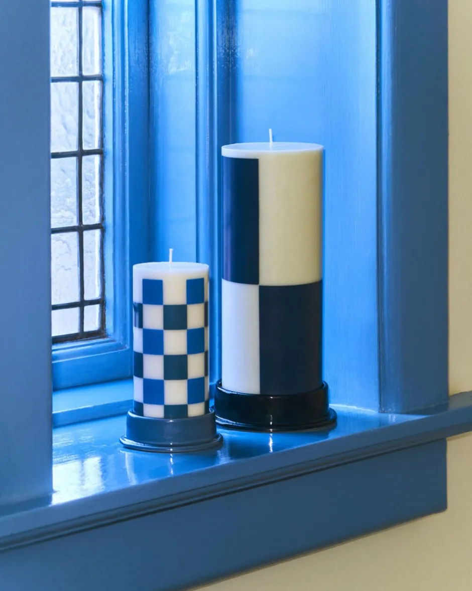 Lys & Lysestager<Hay Column Candle-Large