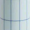 Lys & Lysestager<Hay Column Candle-Large-Light blue with blue grid check