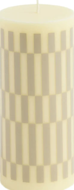 Lys & Lysestager<Hay Column Candle-Small