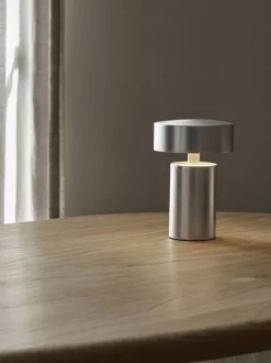 Trådløse Lamper<Audo Copenhagen Column Portable Table Lamp Aluminium