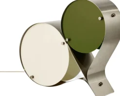 Bordlamper<Gubi Coppia Table Lamp, Steel, EU Base: Bronze Steel, Shade: Ivor