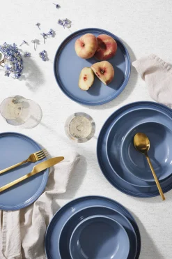 Tallerkener<Le Creuset Coupe middagstallerken 27cm Chambray