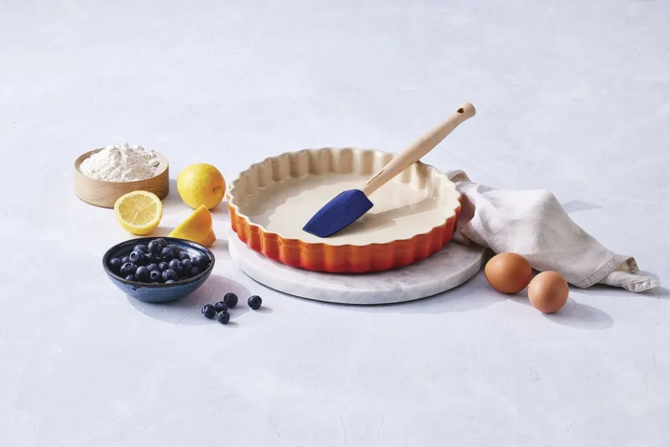 Bageartikler<Le Creuset Craft Dejskraber Azure Blue