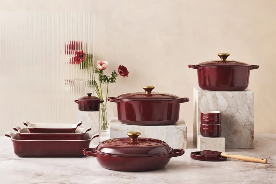 Bageartikler<Le Creuset Craft Dejskraber Garnet