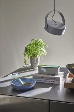Bestik<Hübsch Crave Salatbestik Ravfarve/Lysegrøn/Blå sæt af 2