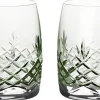 Glas<Frederik Bagger Crispy Emerald Aqua - 2 stk