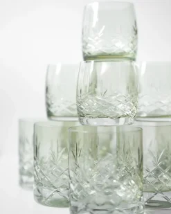 Glas<Frederik Bagger Crispy Emerald Aqua - 2 stk