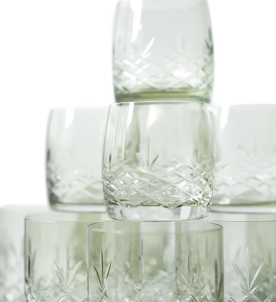 Glas<Frederik Bagger Crispy Emerald Aqua - 2 stk