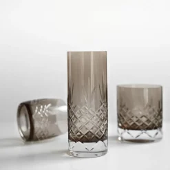 Glas<Frederik Bagger Crispy Lowball Copal // Brown - 2 P