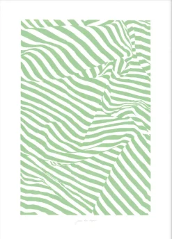 Plakater & Rammer<Poster & Frame Curled Lines No 2