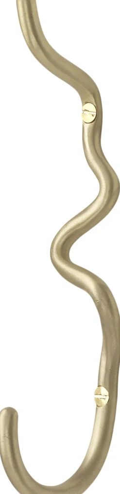 Knager & Knagerækker<Ferm Living Curvature Hook - Brass
