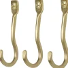 Knager & Knagerækker<Ferm Living Curvature Hooks - Set of 3 - Brass