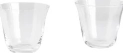 Glas<Hay Curve Tumbler Glass-Set of 2-Small-Clear