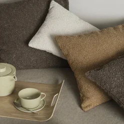 Puder<Blomus Cushion cover -BOUCLE- Colour Espresso 50 x 50 cm